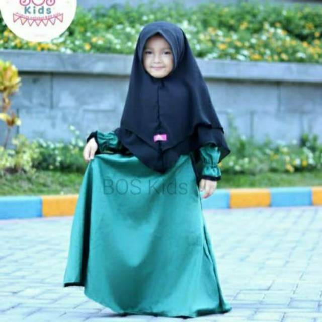 NAYLA gamis anak syari by boskids
