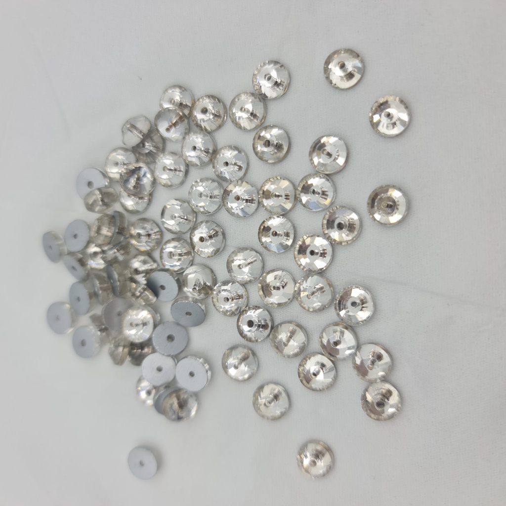 swarovski super bolong tengah bentuk bulat dijual per GROSS (144pis)