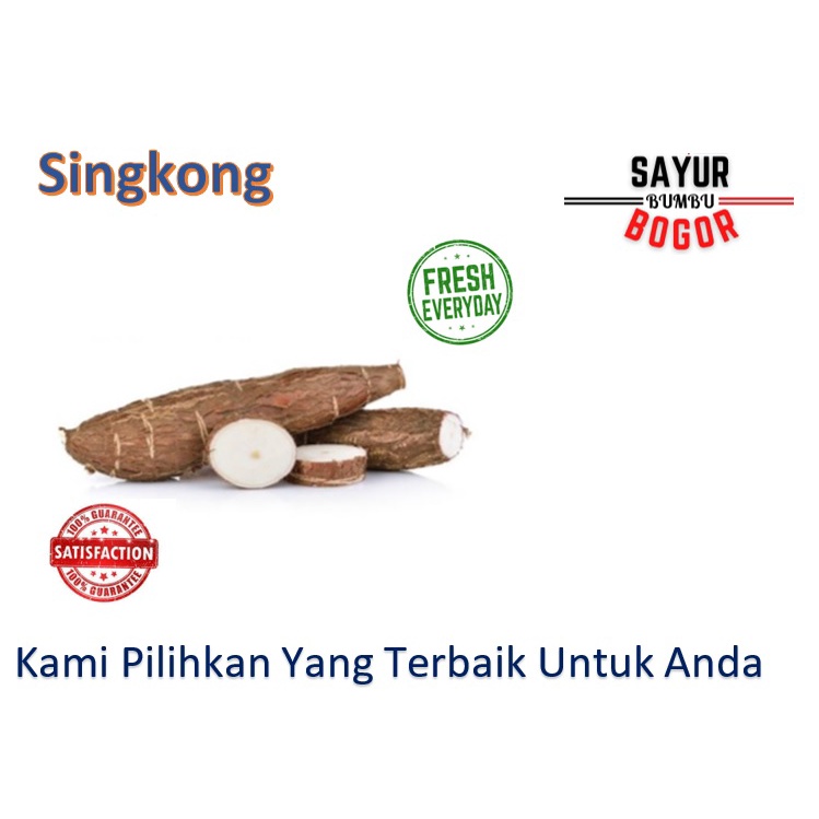 

Singkong 1 Kg / Sampeu / Singkong