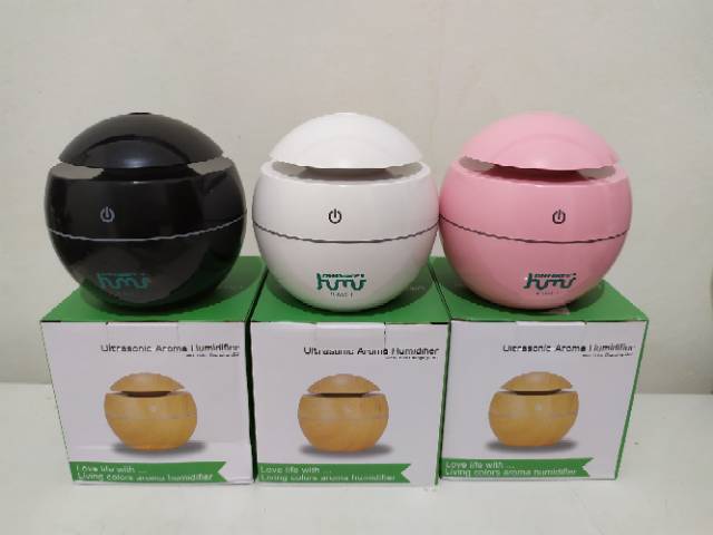 Air Humidifier Pengharum Ruangan Aromatherapy Elektrik Desain Kayu