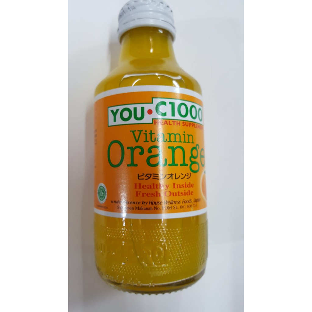 

YOU C 1000 ORANGE VITAMIN C 140ml botol kaca