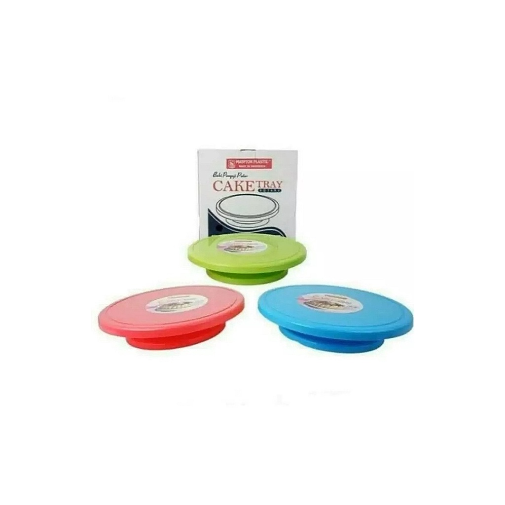 Meja Putar Dekorasi Kue / Meja Putar Kue / Cake Tray Rotari Tatakan / Meja Hias Kue Bulat Diameter 3