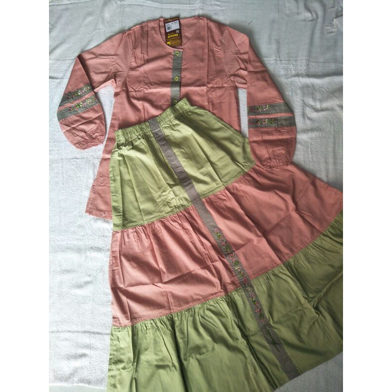 baju muslim anak perempuan remaja dannis
