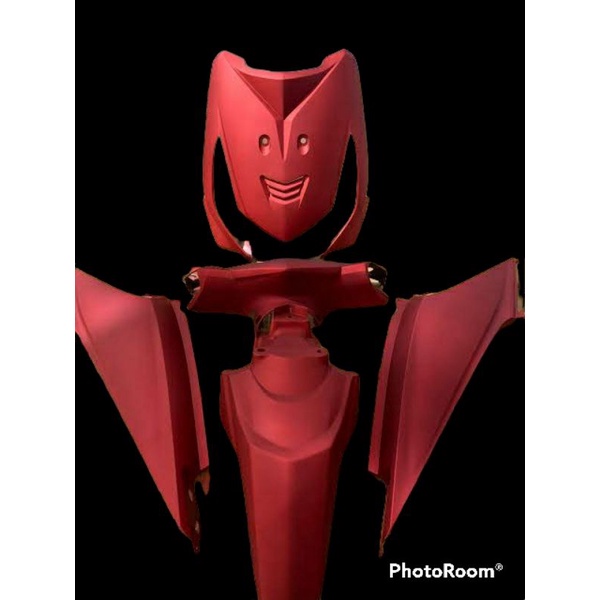 Cover full body halus beat karbu merah doff