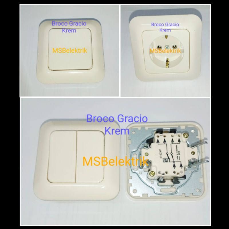 Broco gracio inbow / Saklar broco gracio / Stop kontak broco gracio INBOW