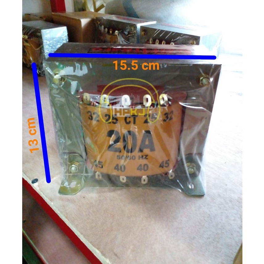 TRAFO TRANSFORMER CSH 20A CT 45 20 AMPERE 20AH 45V 45 VOLT CT