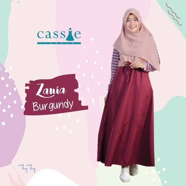 Zania Dress Burgundy