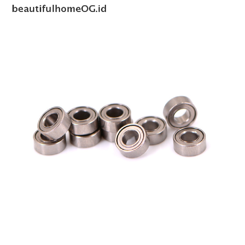 10pcs Bola bearing Mini Bahan Baja MR63ZZ 3x6 X 2.5mm