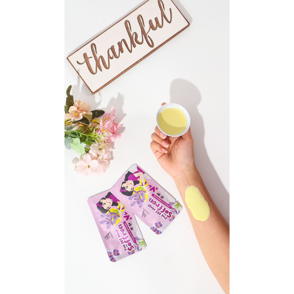 ANORASKIN Peel Off Mask Saffron 10gram (BPOM)