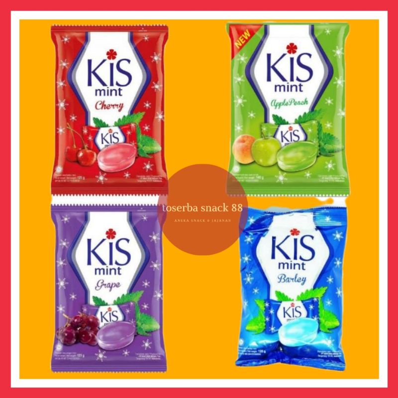 

KIS MINT CANDY/Permen Kis Mint Aneka Rasa (125 gram × 50 pcs)