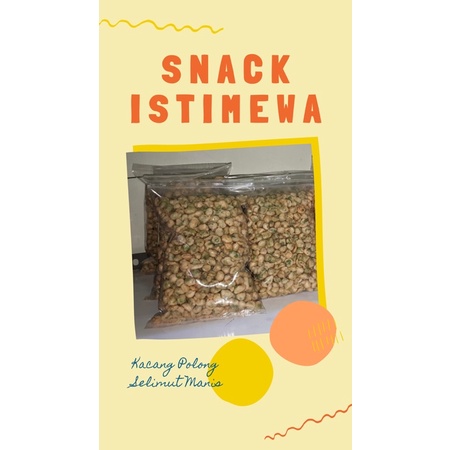 

Kacang Polong Selimut Manis|Snack Istimewa