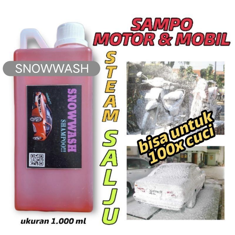 Jual Shampo Mobil Motor Cuci Steam Salju Liter Shopee Indonesia