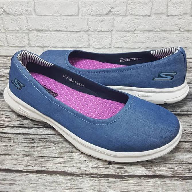 Diskon Sepatu Wanita / Cewek Skechers Gowalk Ballerina Terbaru