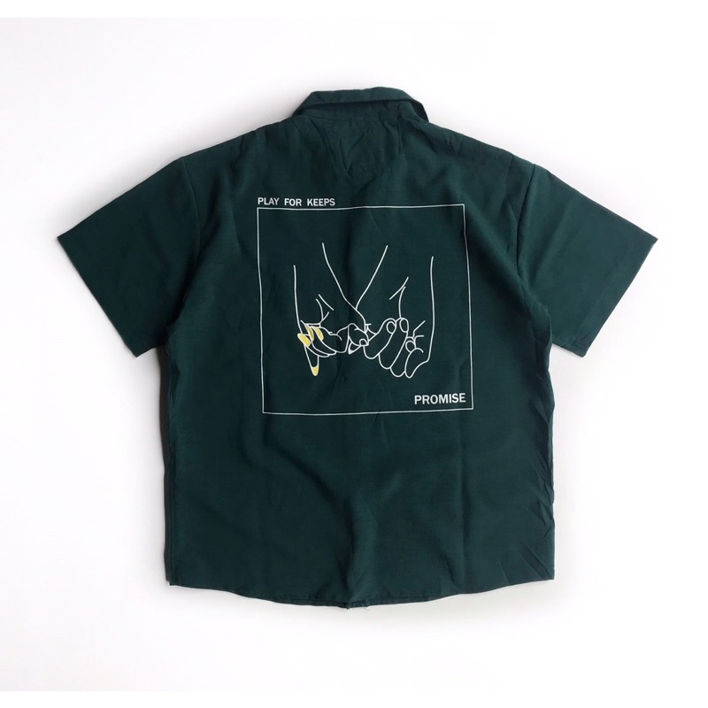 attention shirt kemeja second