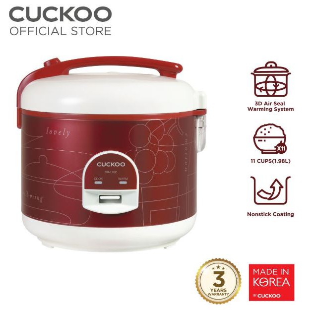 CUCKOO Rice Cooker CR-1122