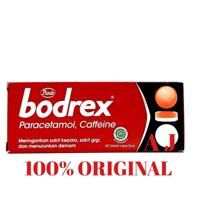 Bodrex Tablet - Obat Sakit Kepala, Menurunkan Demam, Sakit Gigi