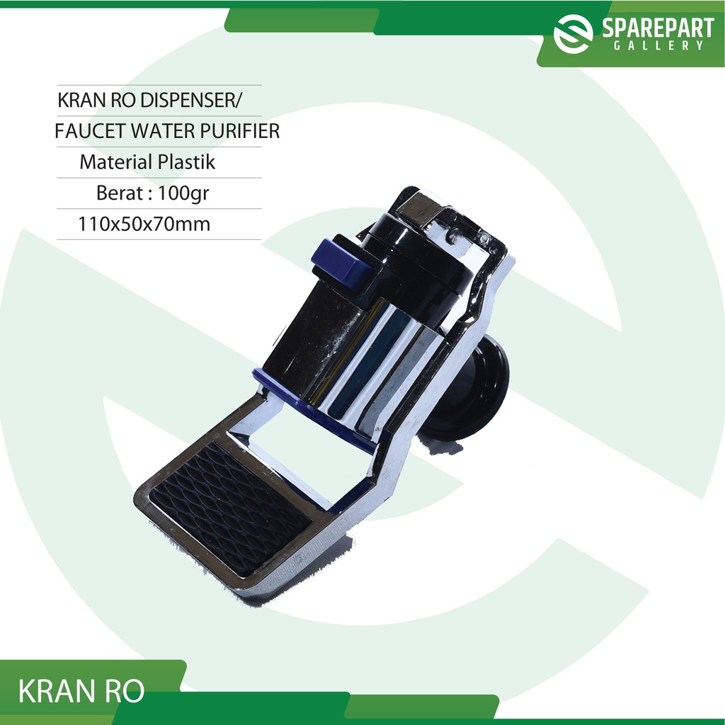 Keran air minum dispenser RO - silver chrome