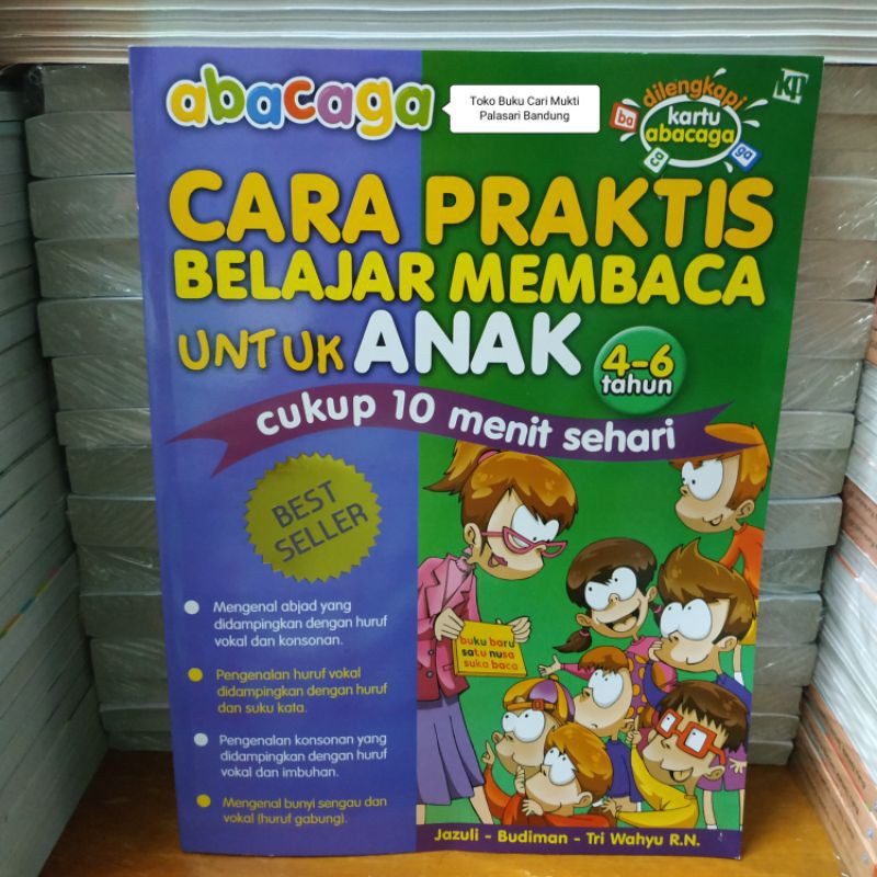 BUKU ABACAGA CARA PRAKTIS BELAJAR MEMBACA UNTUK ANAK 46