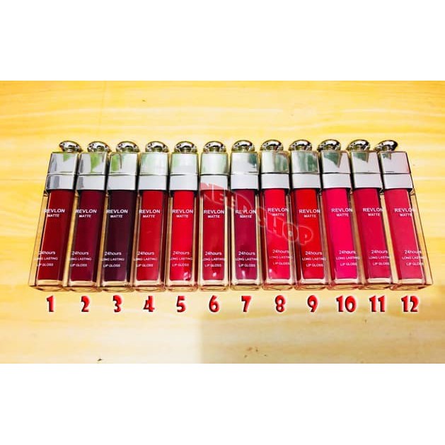 [TAMPIL CANTIK]  SILVER LIP GLOSS / LIPGLOSS / LIPSTIK REVLON 3D MATTE LONG LASTING 24H  BURUAN