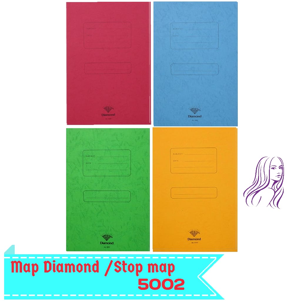 

Map Kertas DIAMOND 5002/ Map Kertas Warna isi 50pcs1400