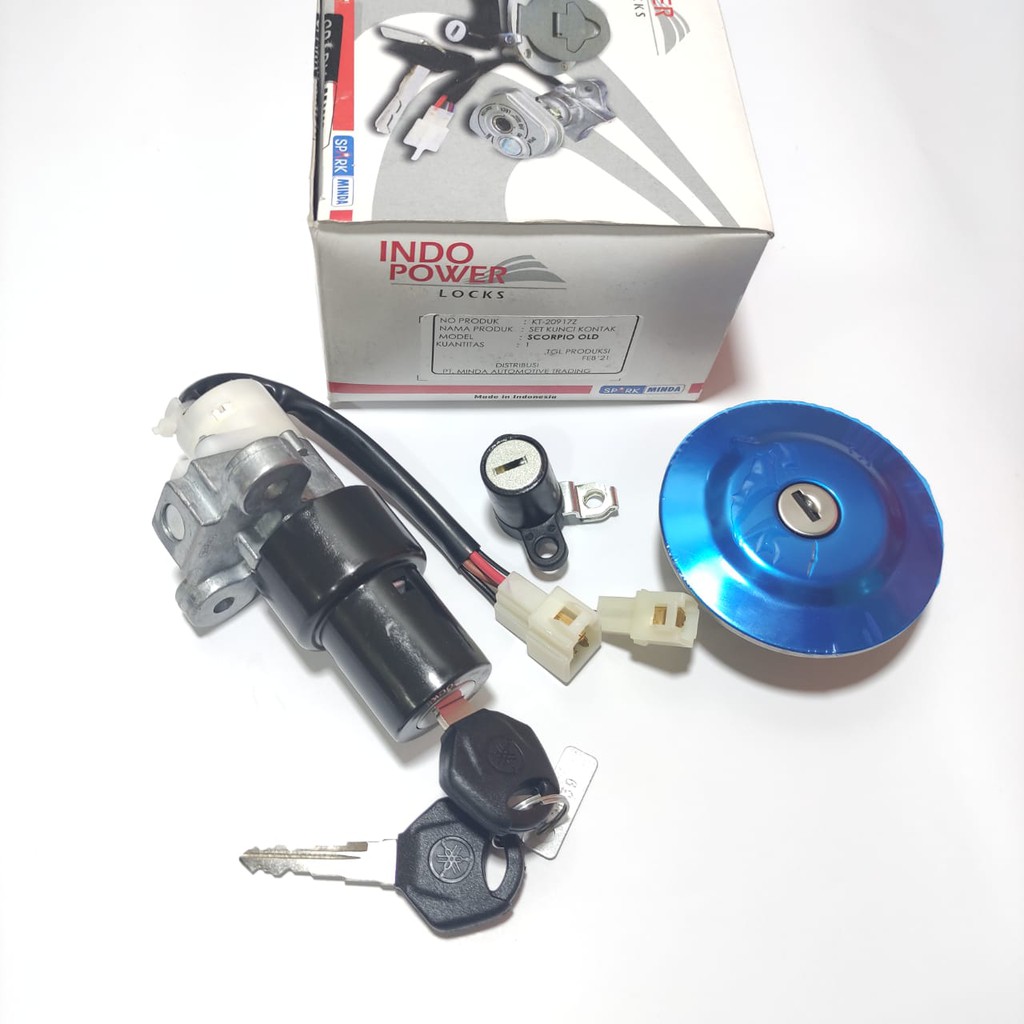 KUNCI KONTAK SET TANGKI JOK SCORPIO Z LAMA ORIGINAL MINDA KT-20917Z