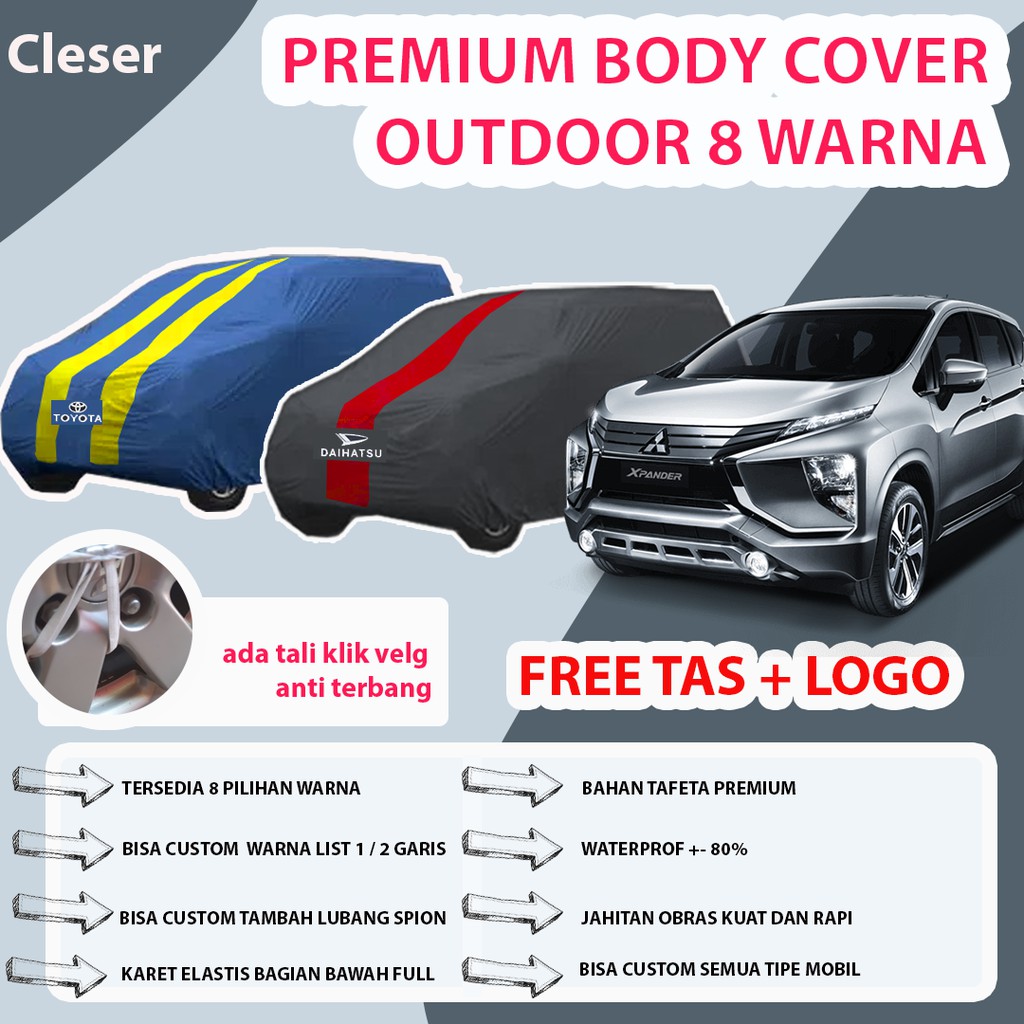 PREMIUM Cover Mobil Xpander Sarung Mobil Xpander/Expander/Xpander Cross/Xpander Sport/Xpander Ultima