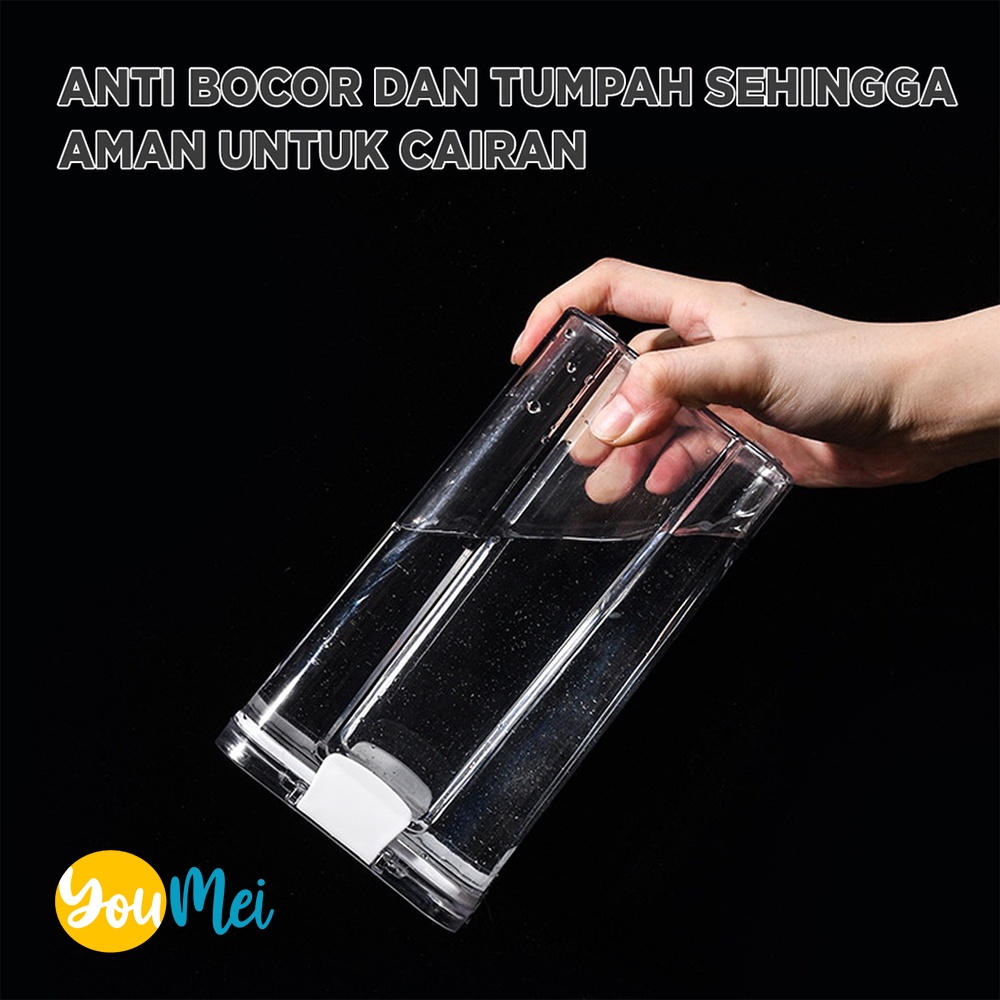 Kotak toples Penyimpanan Makanan Sebaguna Kedap Udara Tempat Penyimpanan Cereal / Bumbu / Snack Toples Kotak Bening Kontainer Kulkas Lemari Dapur Makanan Food Storage Box-1076