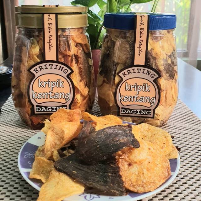 

Keripik kentang daging(kriting)