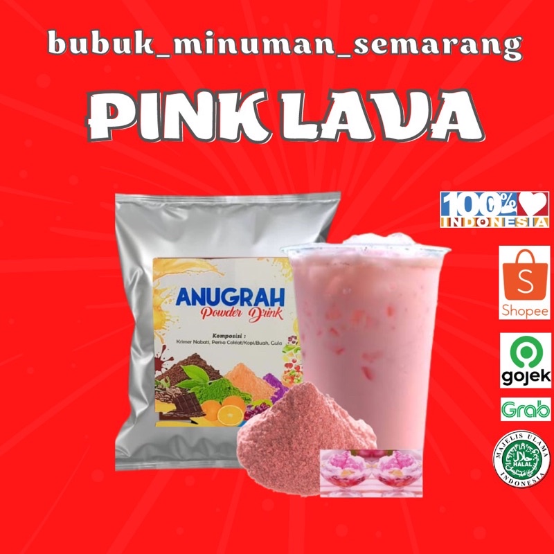 

Bubuk Minuman Pink Lava Doger 500gr