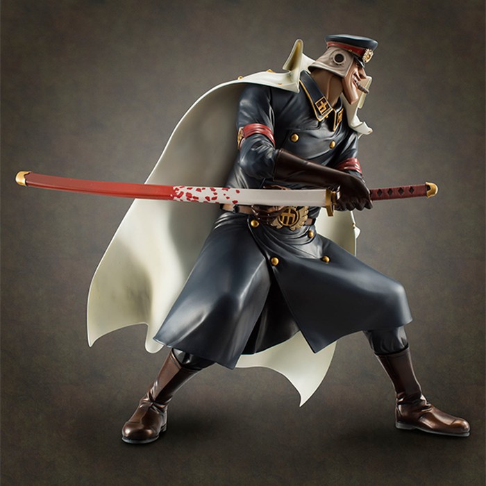 One Piece Kurohige Pirate Ame no Shiryu original PoP DX by Megahouse Action Figure