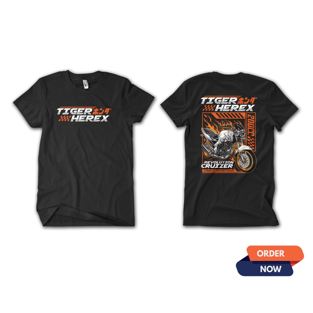 KAOS HONDA TIGER REVO HEREX PRIA WANITA