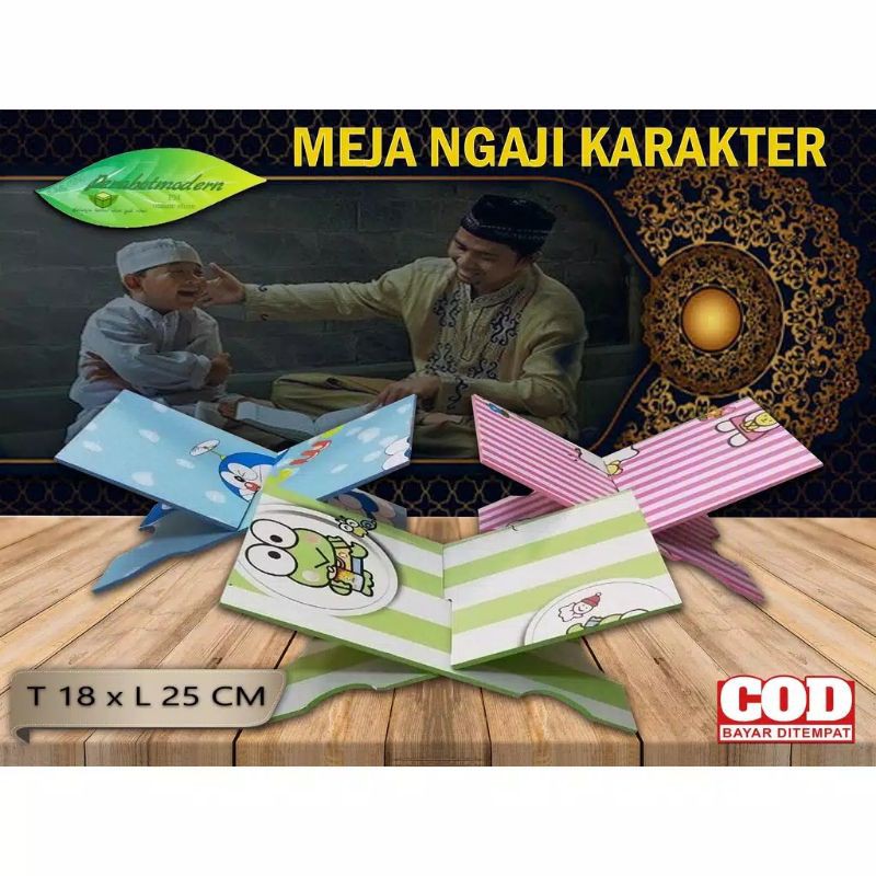 Meja Ngaji Meja Kayu Lipat Karakter