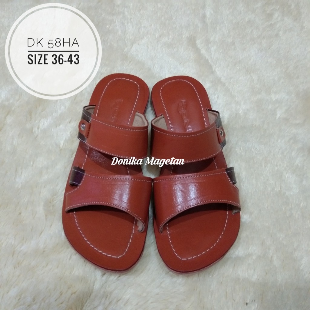 SANDAL KULIT WANITA (SANDAL MAGETAN)
