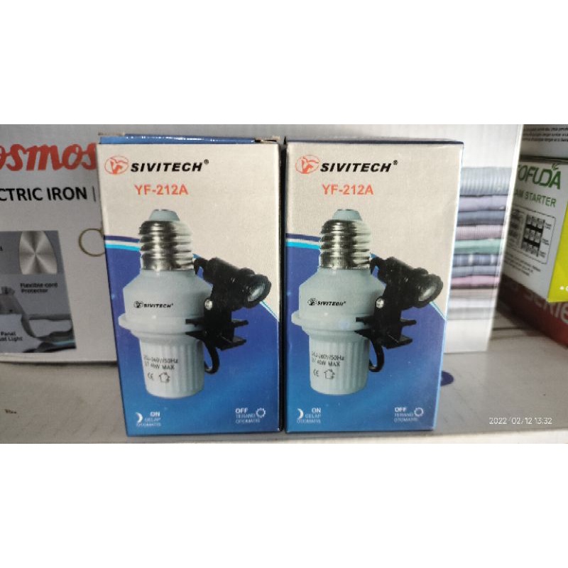 FITTING SENSOR CAHAYA | OTOMATIS