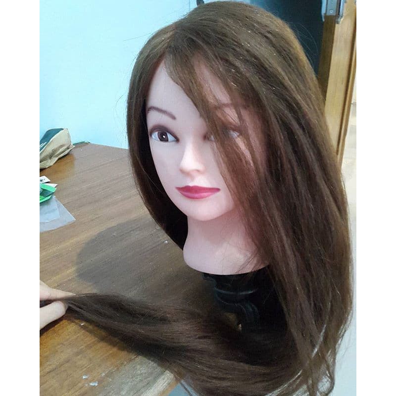 BONEKA MANNEQUIN HAIRDO SANGGUL 100% HUMAN HAIR  / MAKEUP MANEKIN