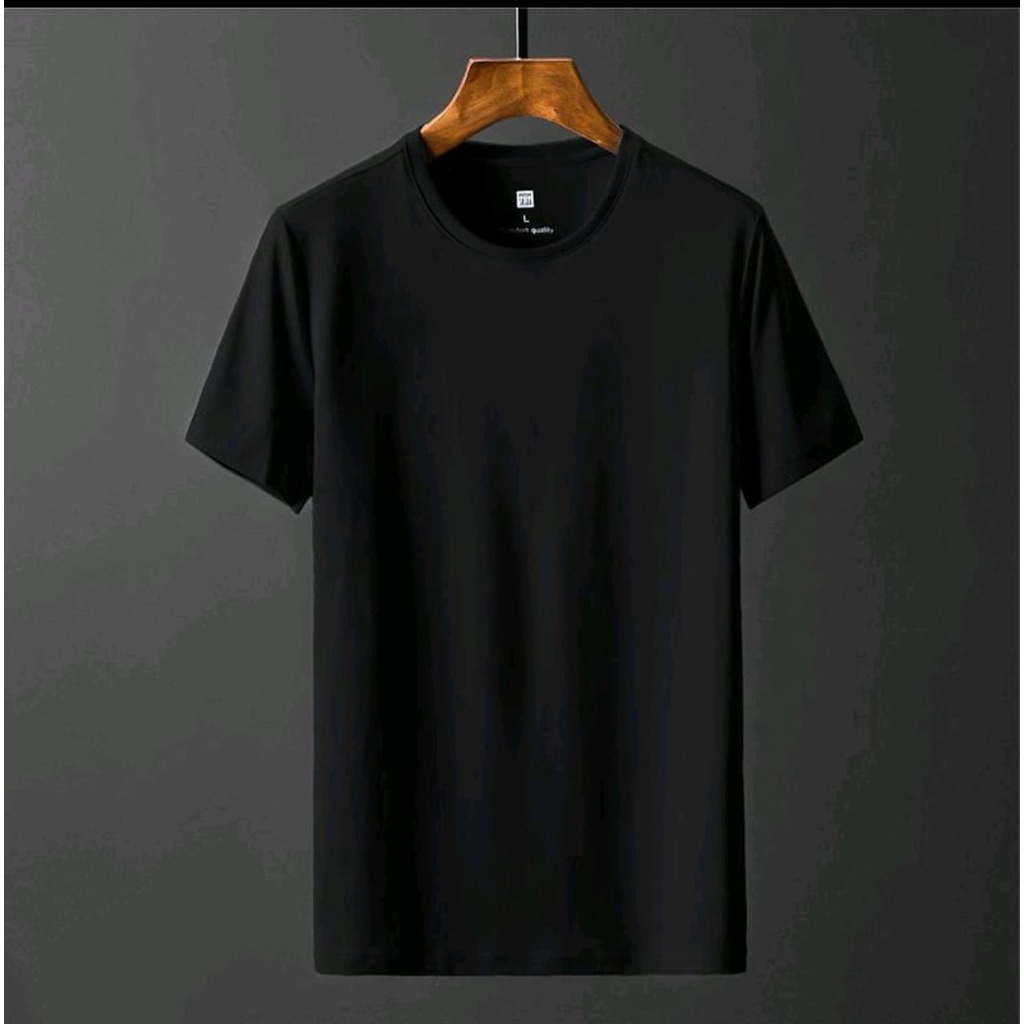 (COD) KAOS POLOS UNFINISHED T-SHIRT LENGAN PENDEK PRIA WANITA BAHAN COTTON COMBED PREMIUM - MENSTYLE