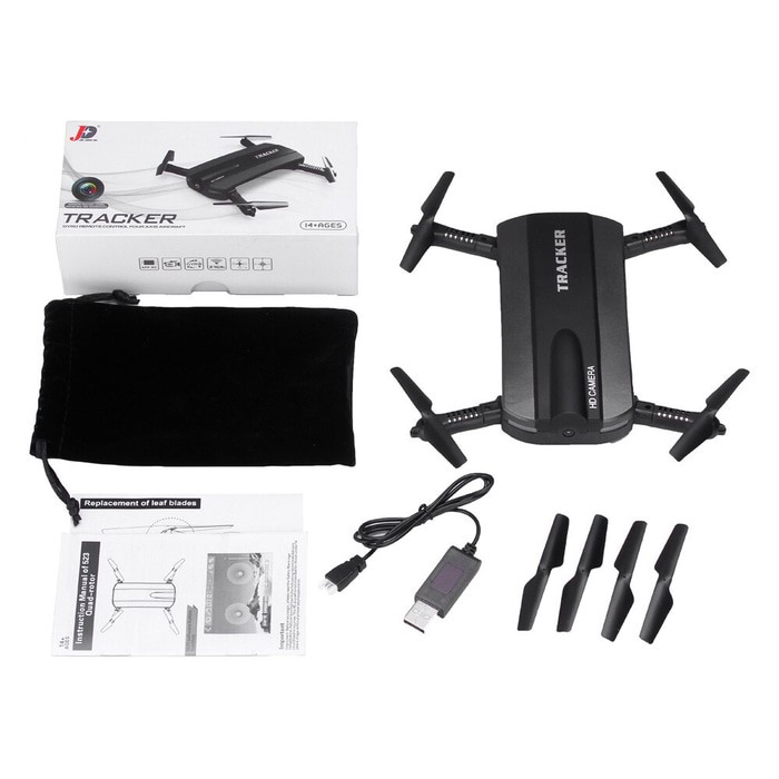 Best Quality  Mini Drone JXD Mini Quadcopter RC Lipat dengan Kamera, Warna Hitam