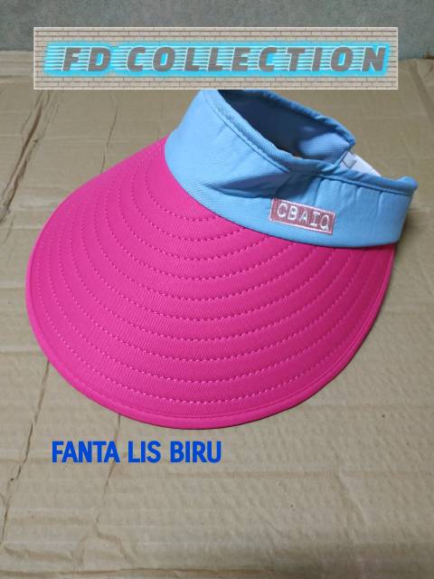 TOPI WANITA BISA DI LIPAT - TOPI LEBAR ANTI UV