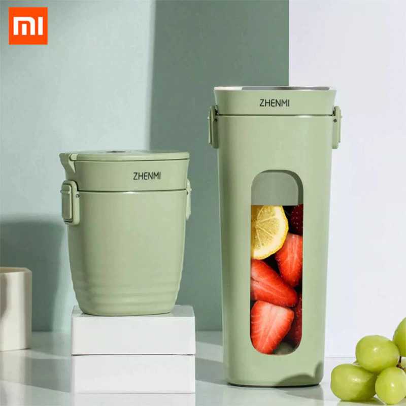 BRKHCLLCTION  Zhenmi Botol Blender Buah Portable Vacuum Juicer Cup 300ml - J1