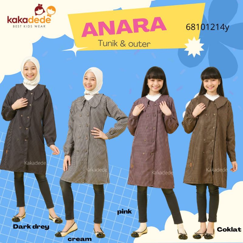 TUNIK FLANEL TEBAL KAKADEDE 6-14