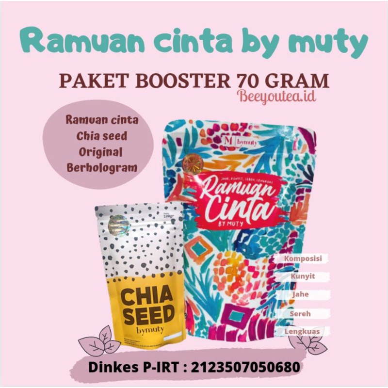 Ramuan cinta by muty 70 gram (paket booster)