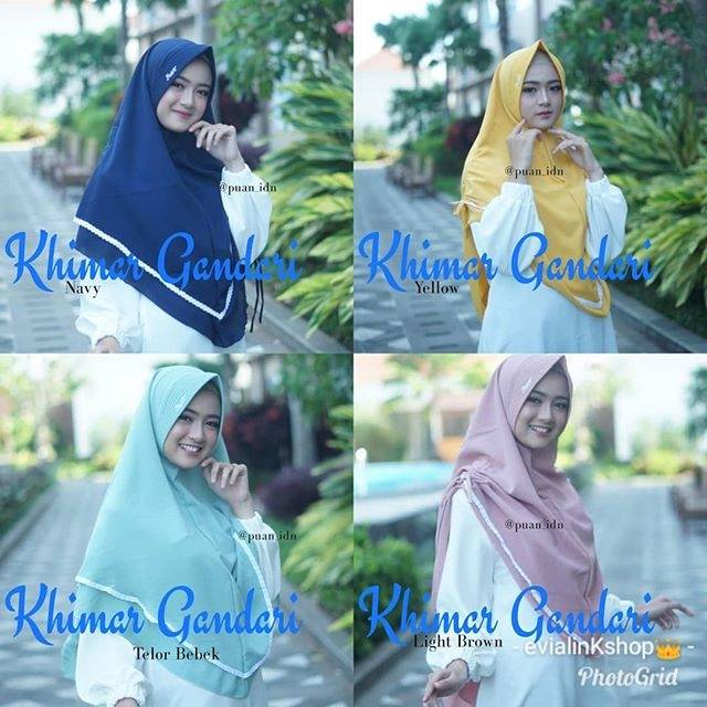 Khimar Gandari by Puan Hijab