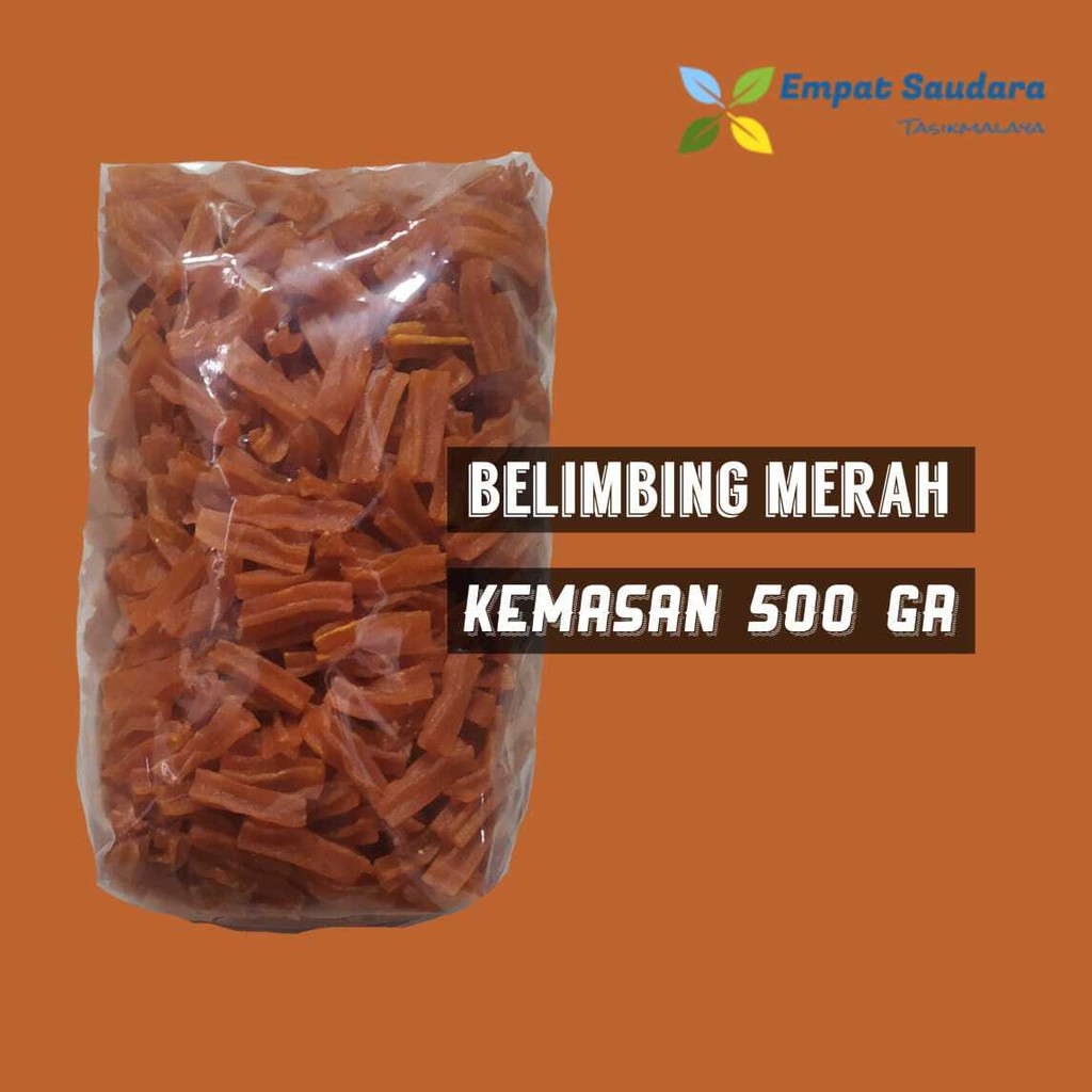 

KERUPUK BELIMBING MERAH MENTAH KEMASAN 500 GR