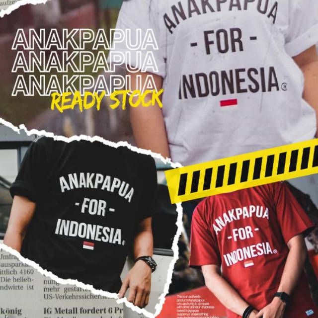 Kaos Papua Anak Papua - Distro