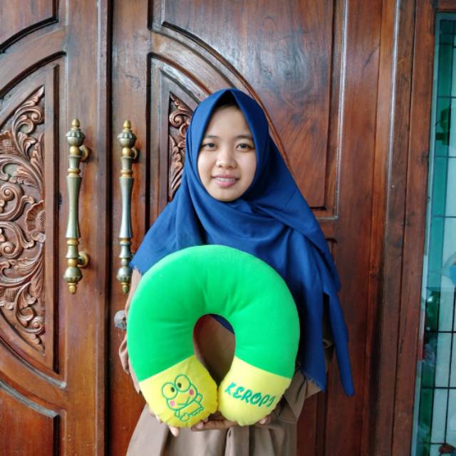 Bantal Leher Keropi Jumbo Besar