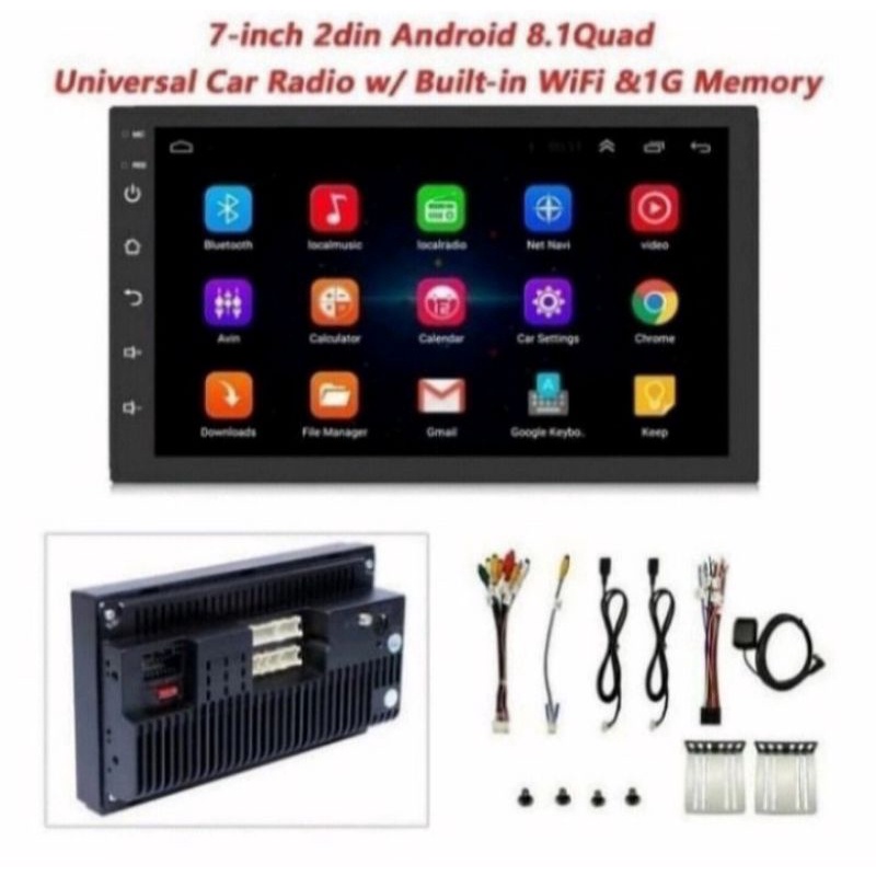 Head Unit Tape Mobil Double Din Wifi Yutube Gps Geogle Mobil New AVANZA VELOZ