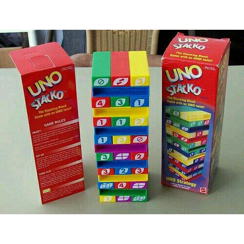 UNO STACKO MAINAN EDUKASI BLOK / BALOK SUSUN MAINAN