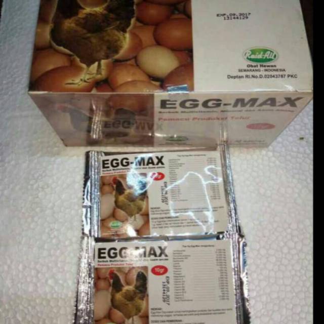 3bks egg max 30gr vitamin ayam burung obat breeding bibit pemacu telur