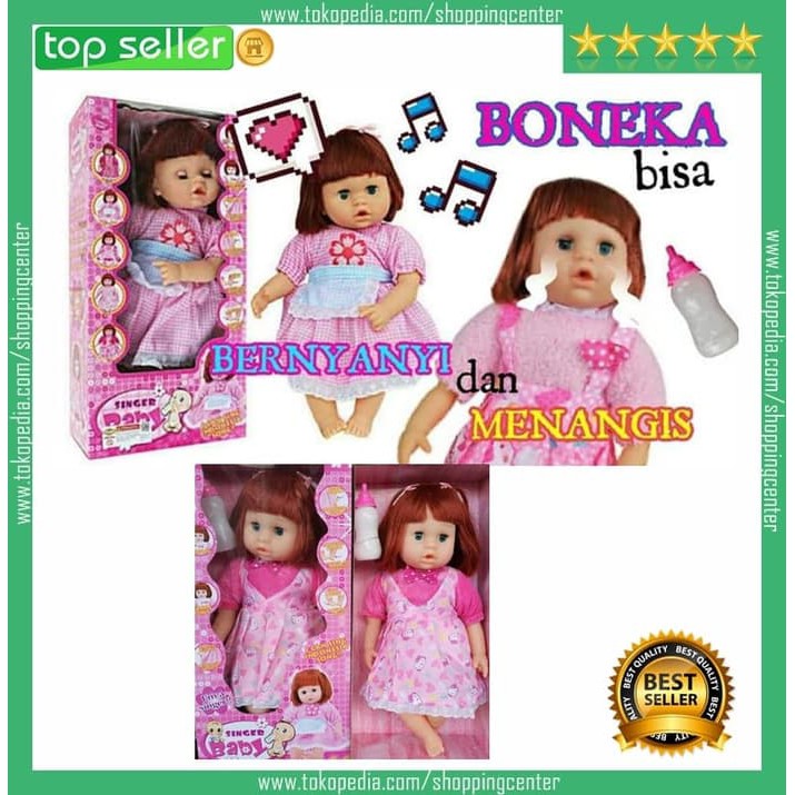 BONEKA BAYI NGEDOT BONEKA SUSAN SINGER DOLL BABY DOLL KADO HADIAH Berkualitas