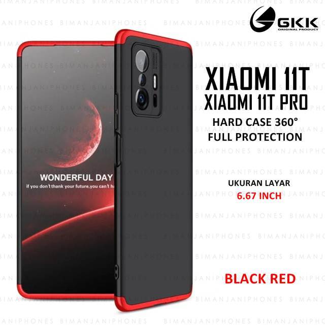 Xiaomi 11T 11T Pro Xiaomi Mi 10T Mi 10T Pro Redmi Note 9 Pro - Hard Case 360° Full Protection 3in1 F